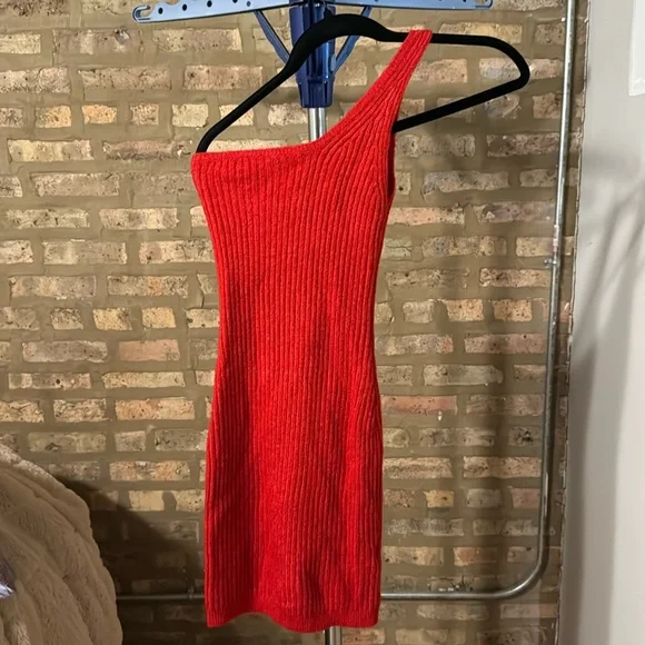 H&M | Dresses | Hm Red Mini Dress | Poshmark